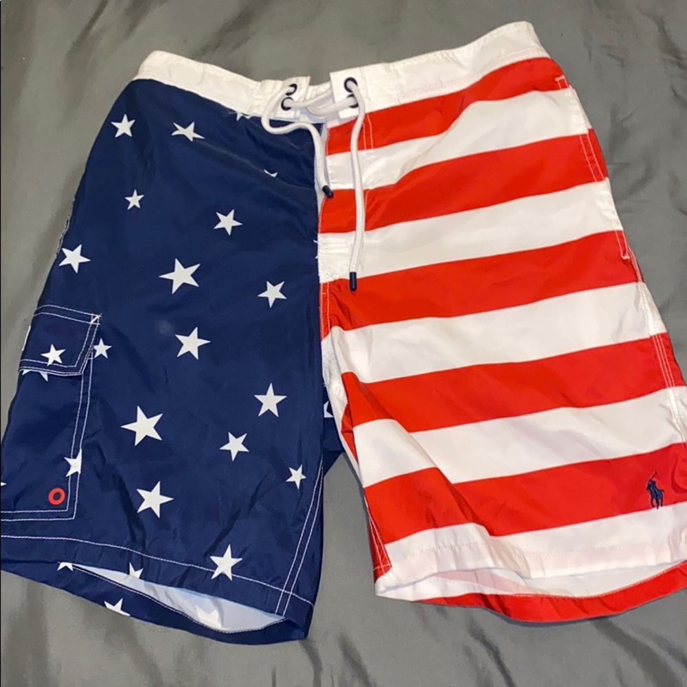 Polo swim trunks